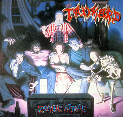 TANKARD - Zombie Attack album front cover vinyl record